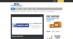 Desktop Screenshot of calbiotech.com